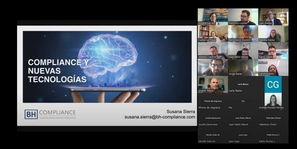Video: Vuelve a ver la charla de Susana Sierra: Compliance y nuevas tecnologías