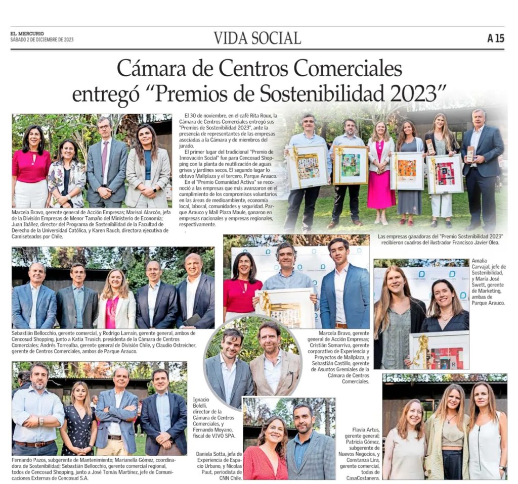 Vinculación: Programa de Sostenibilidad Corporativa elabora sistema de medición y reportabilidad de compromisos de sostenibilidad para Gremio de Centros Comerciales