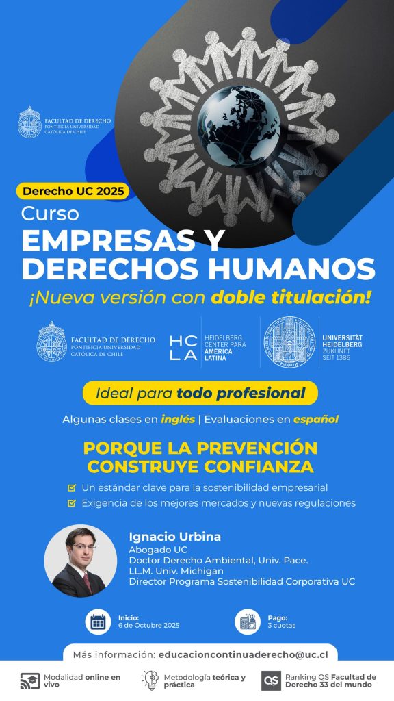 Curso Empresas y DDHH UC Heidelberg 2025 - Abiertas matrículas